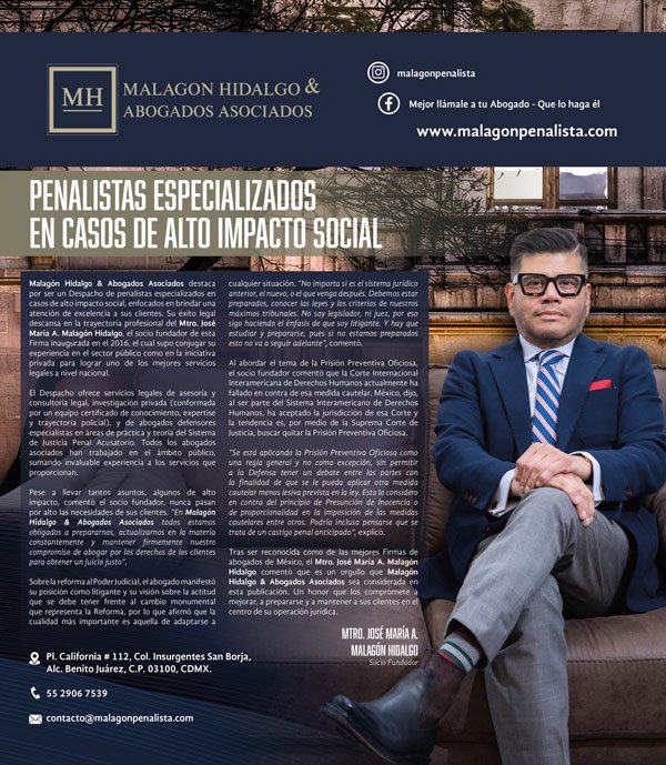 Jose Maria Malagon - Top 100 mejores abogados de Mexico